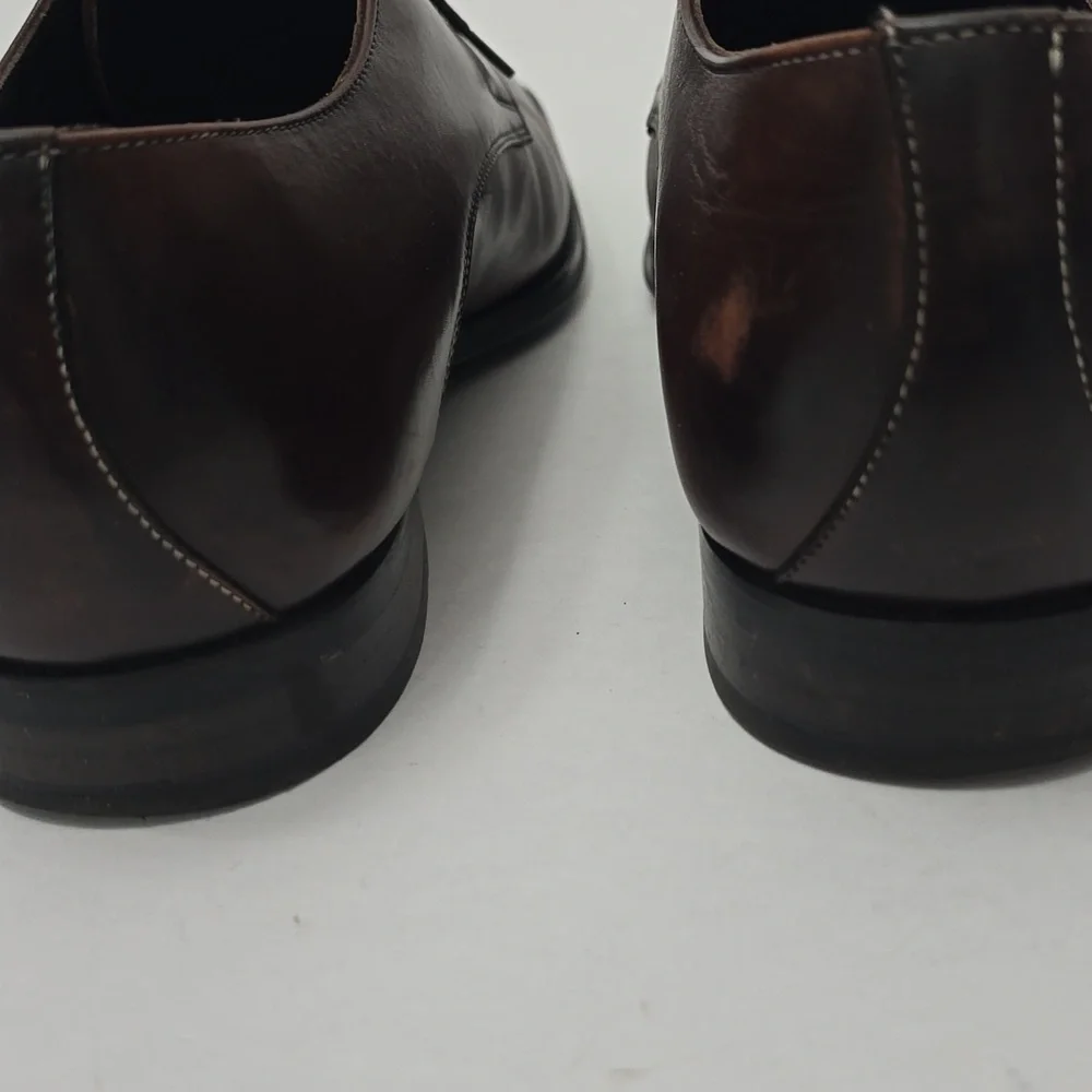 To Boot New York Italy Men's Dress Oxford Shoes Brown Ombre Leather Size 13